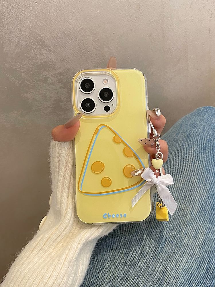 Cheese Phone Set Charm / Case