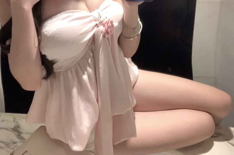 Tube Plain Floral Top