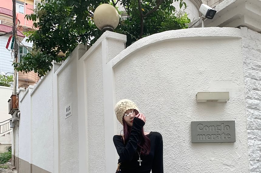 Panel Mermaid Midi High Lace Rise Skirt Asymmetrical