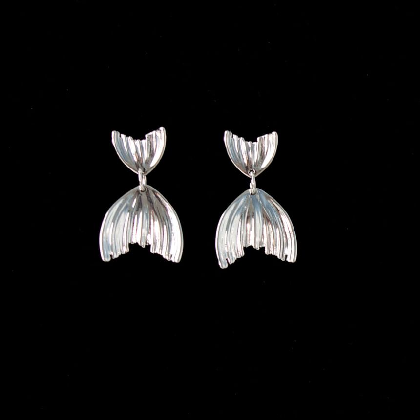 Fish Tail Stud / Earring Clip-On