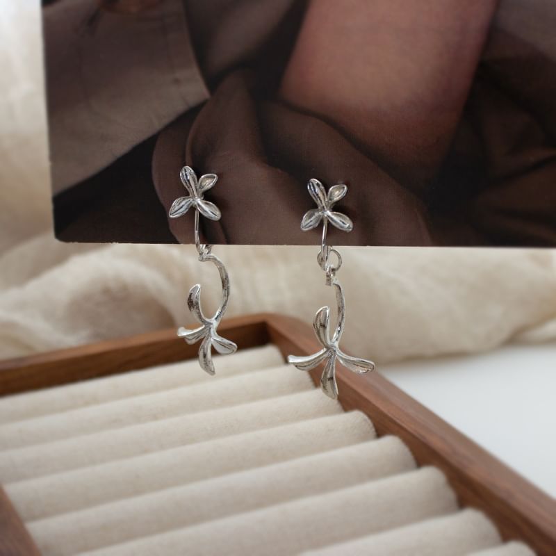 Clip-On / Drop Earring Flower