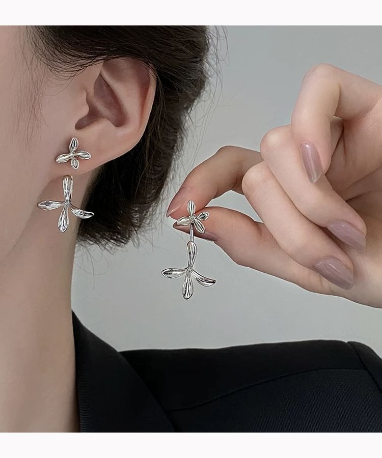 Clip-On / Drop Earring Flower