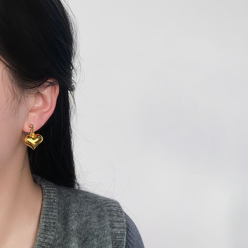 Heart Clip-On / Earring Drop