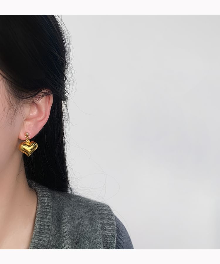 Heart Clip-On / Earring Drop