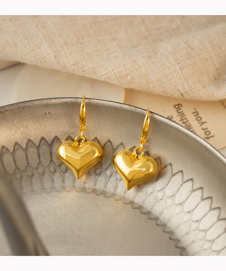 Heart Clip-On / Earring Drop
