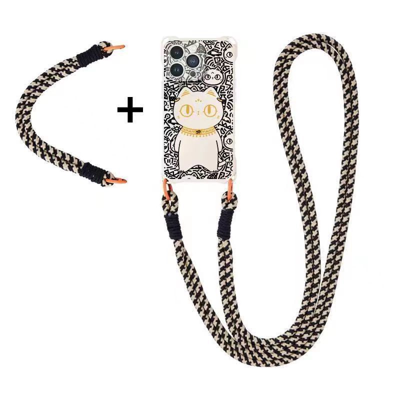 Strap Lanyard Case Phone Set / Cat