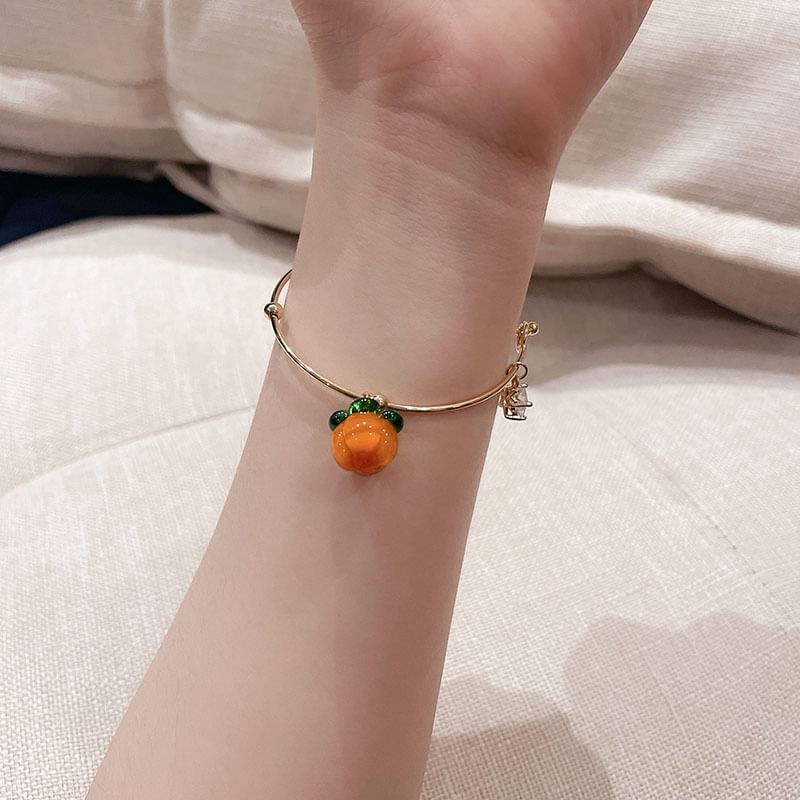(Various Bangle Designs) Pendant Alloy Fruit