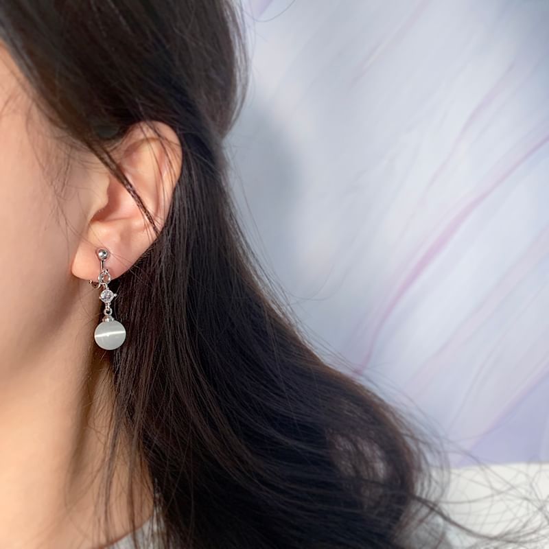 Eye Faux Cuff Cat Dangle / Designs) Alloy Stone (Various Ear Earring