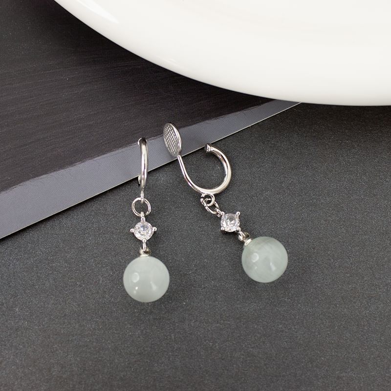 Eye Faux Cuff Cat Dangle / Designs) Alloy Stone (Various Ear Earring