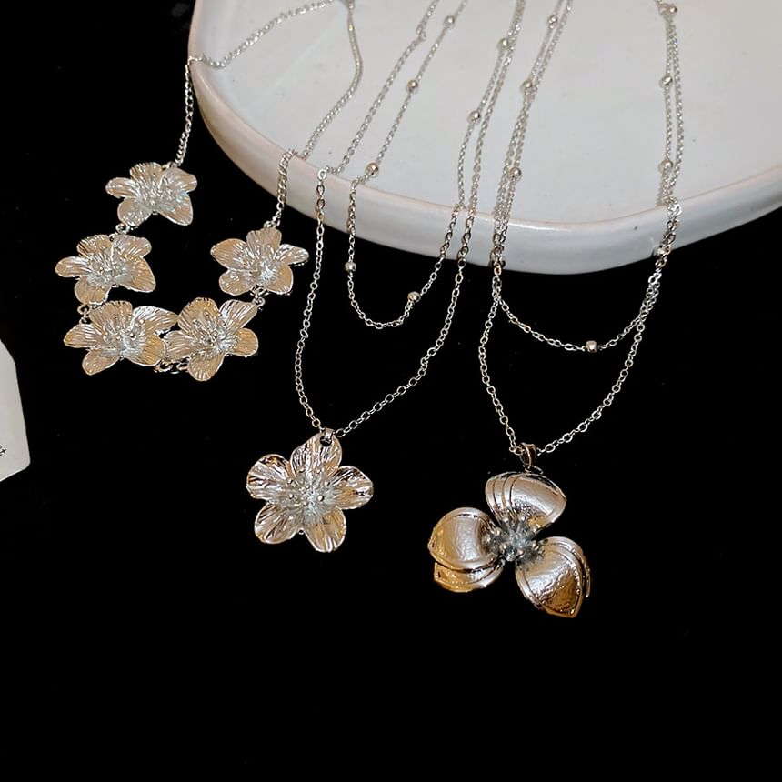 Floral Alloy Choker (Various Designs)