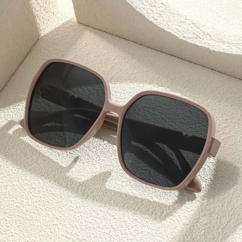 Square Polarized Frame Sunglasses