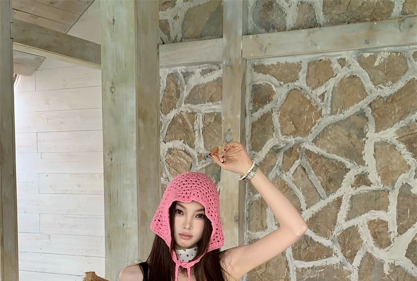 Print Tube Top Ruched Floral Ruffle Hem