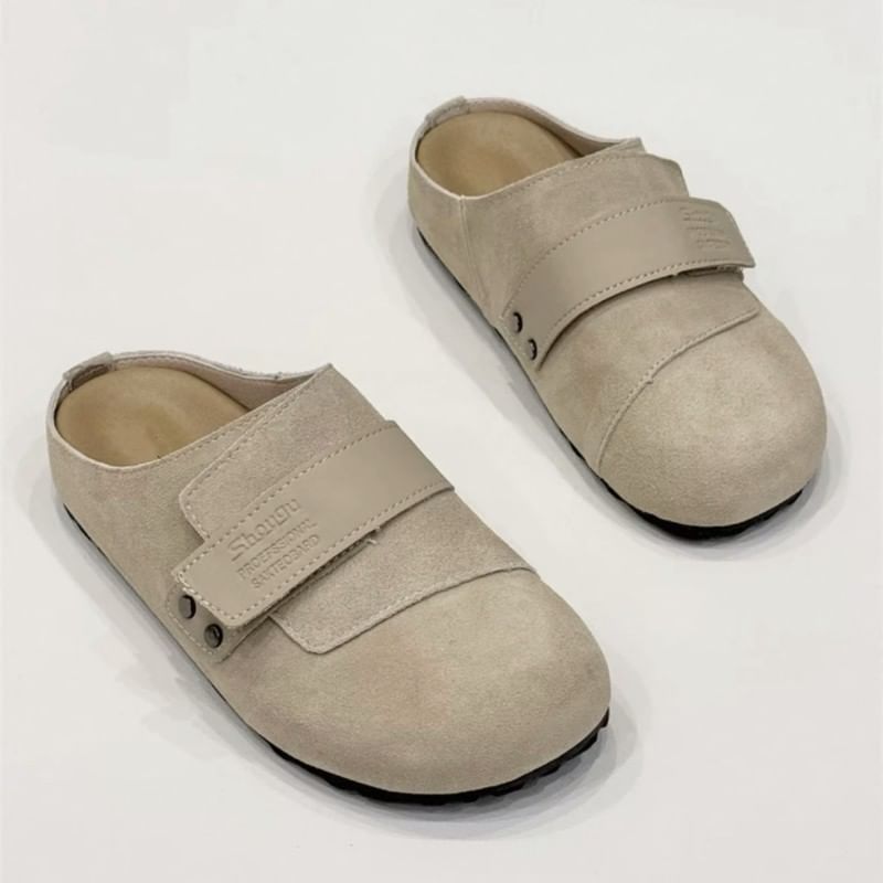 Genuine Mules Platform Leather