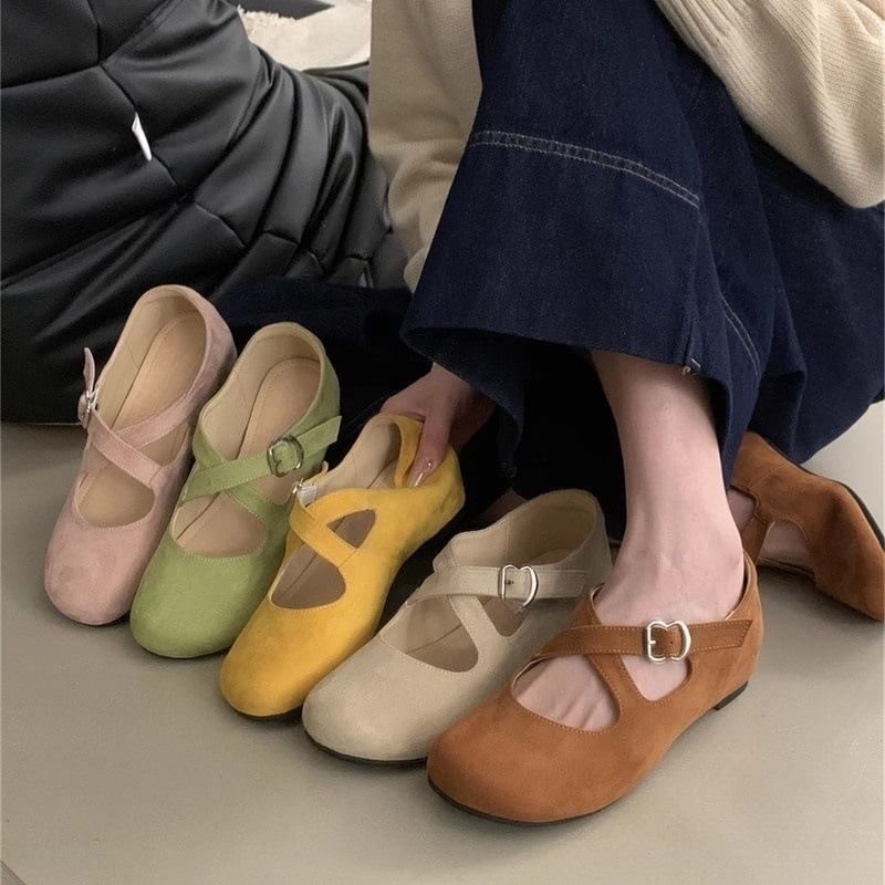 Hidden Shoes Criss Mary Cross Wedge Jane