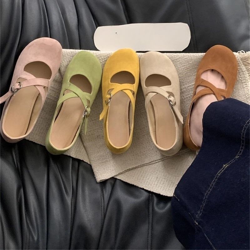 Hidden Shoes Criss Mary Cross Wedge Jane