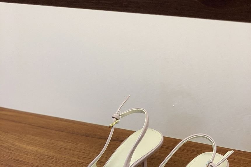 Pointed Kitten Pumps Heel Toe Slingback Bow