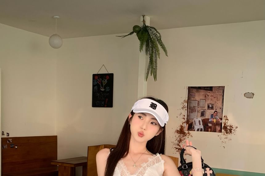 Rise Slim Plain Skirt Tank High Panel Fit Maxi Top / Lace A-Line