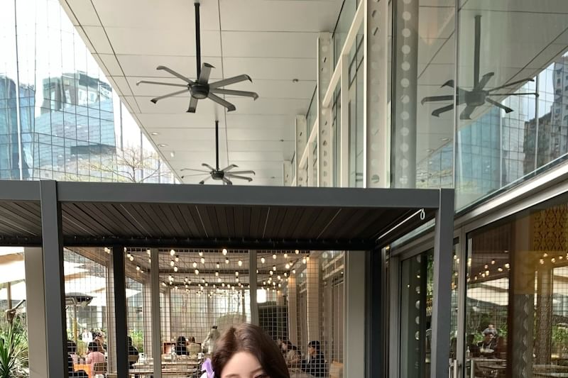 Tunic Trim Ruffle Blouse Long-Sleeve Off-Shoulder Plain