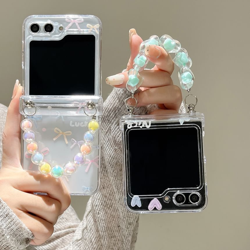 Heart Phone / Case Set Strap Bow