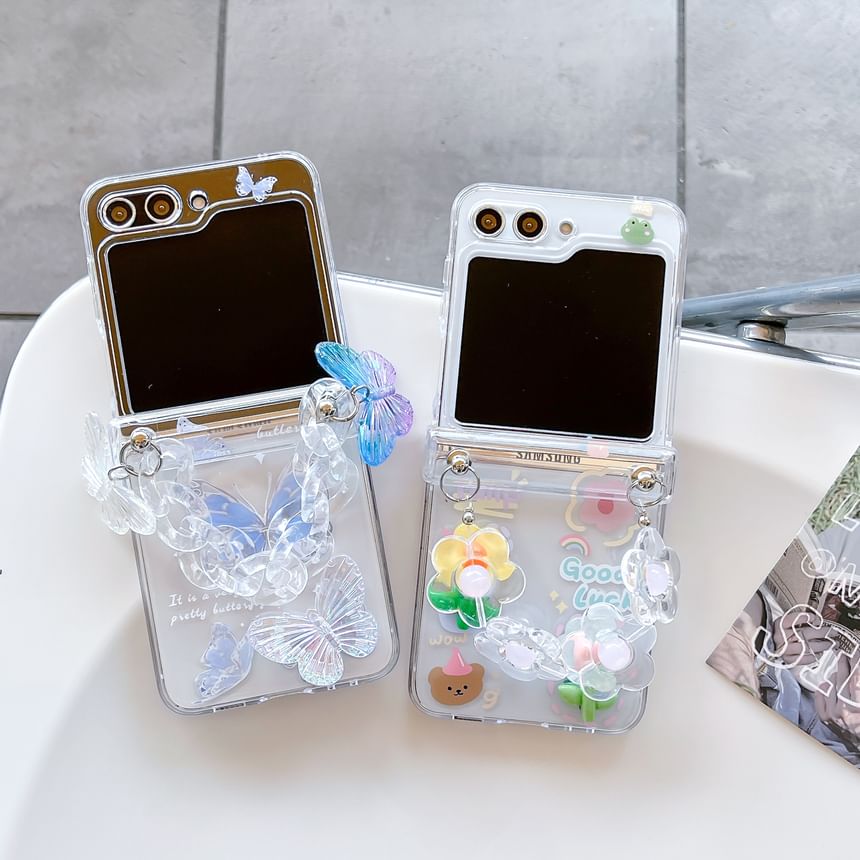 Floral / Butterfly Phone Case / Strap / Set