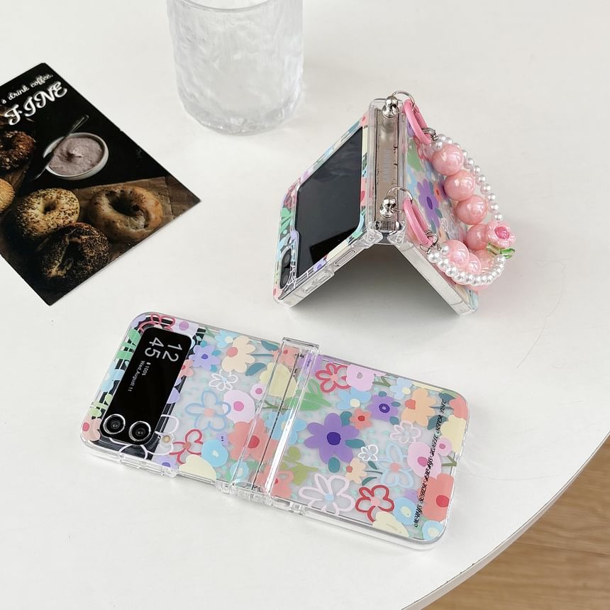 Strap Phone Set Floral / Case