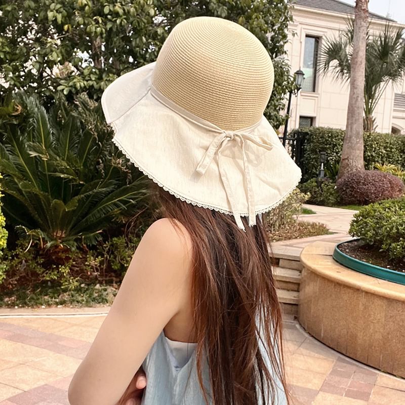 Hat Ribbon Sun Straw