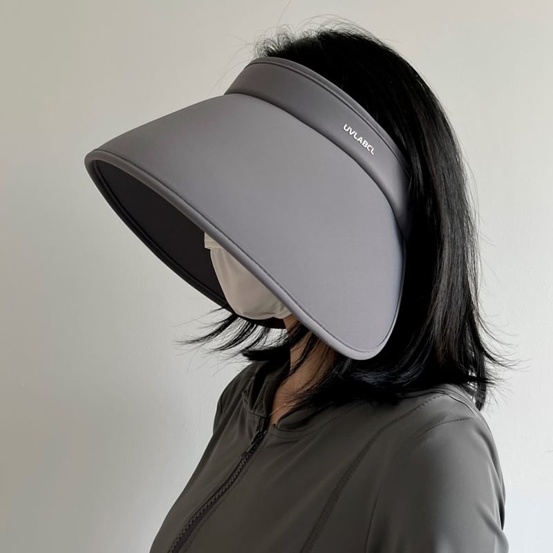 Wide Lettering Brim Hat Sun