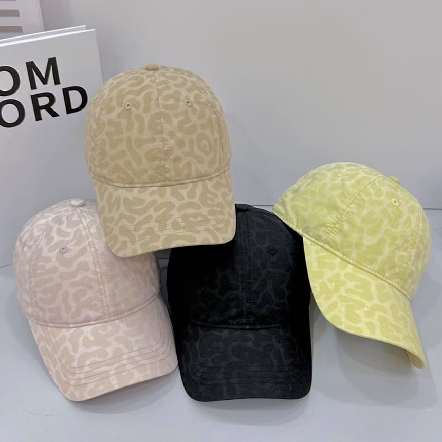Print Leopard Baseball Cap