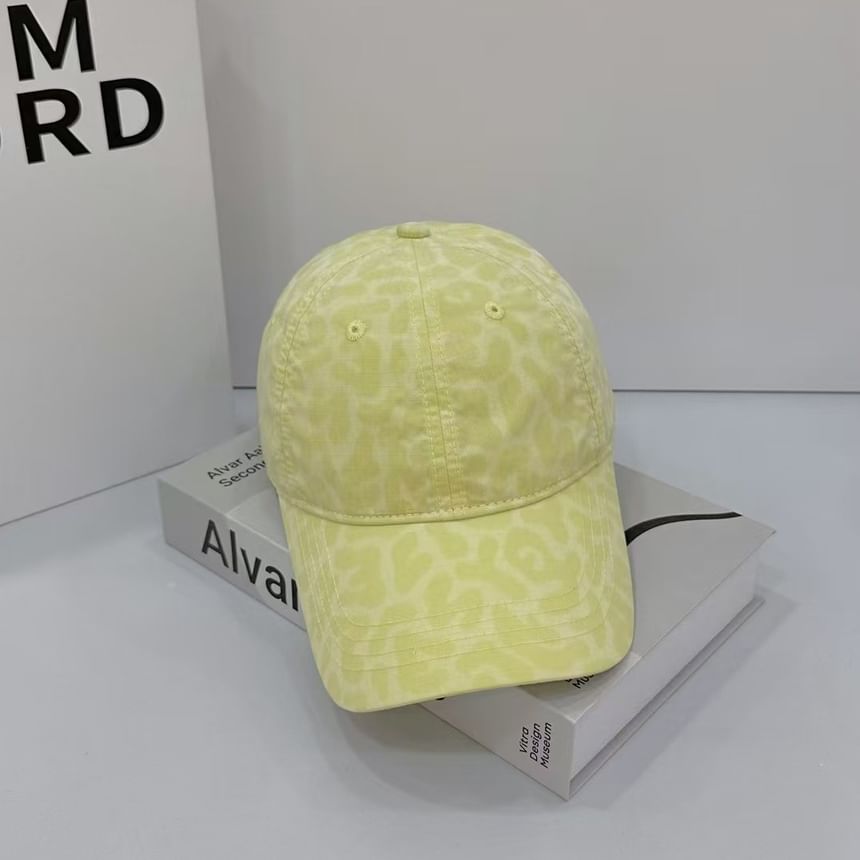 Print Leopard Baseball Cap