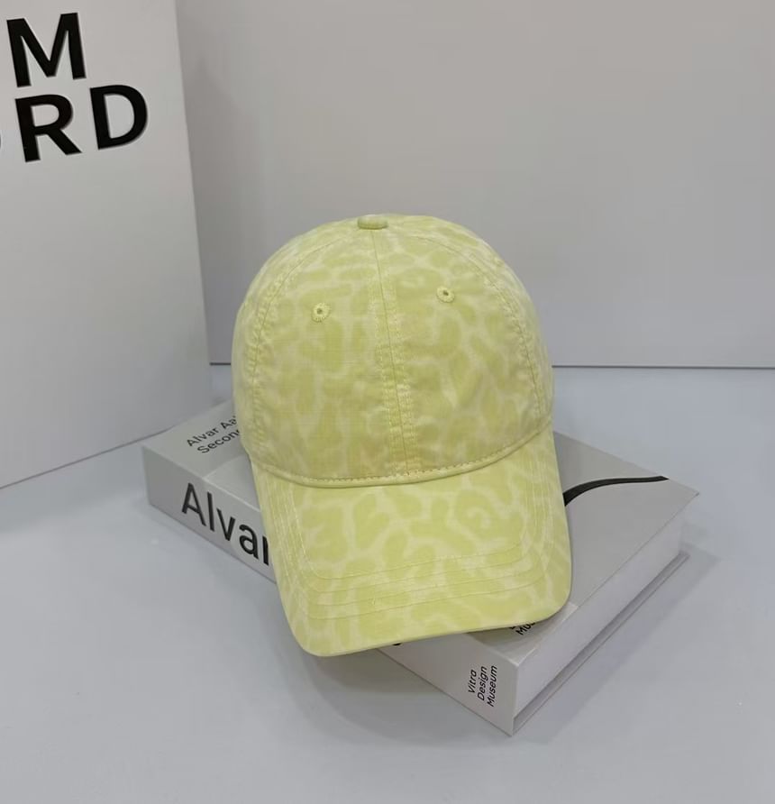 Print Leopard Baseball Cap