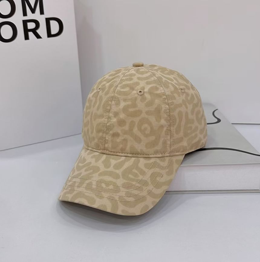 Print Leopard Baseball Cap