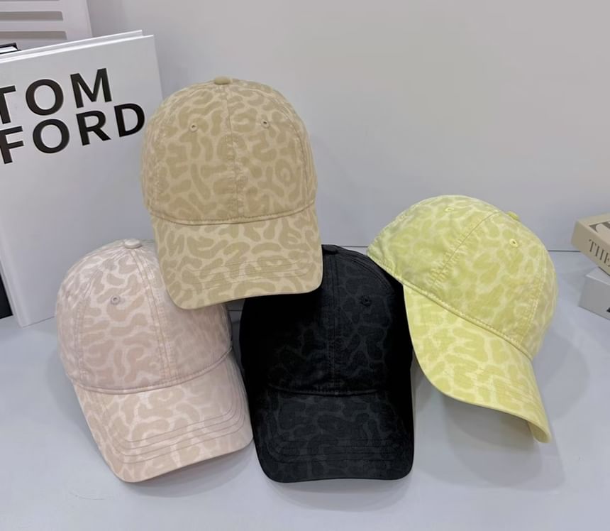 Print Leopard Baseball Cap
