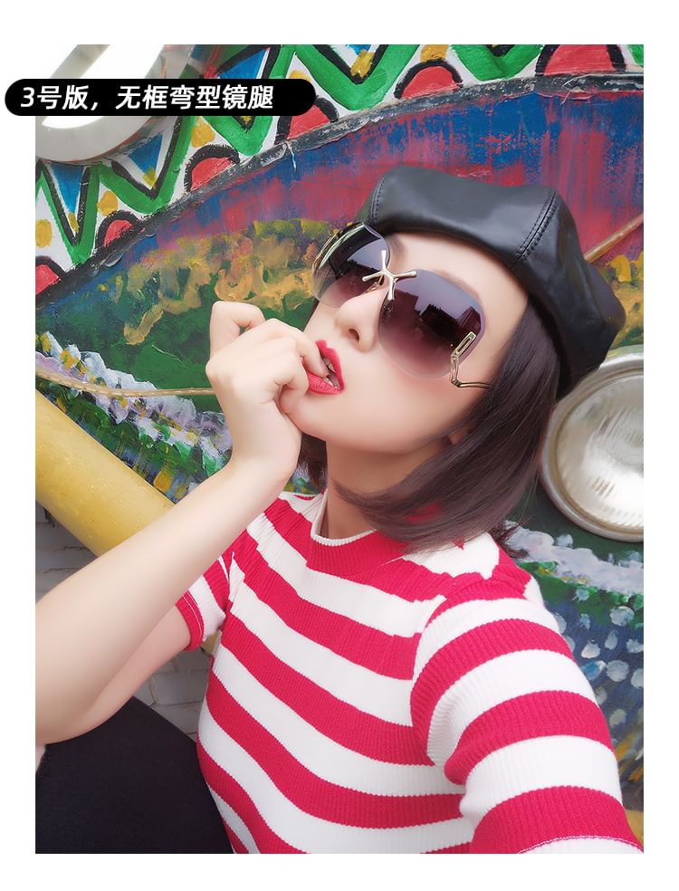 Frameless Cleaning (Various + Gradient Case Set: Designs) Sunglasses Cloth