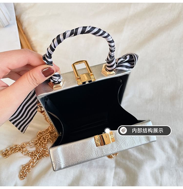 Cartoon Crossbody Bag Chain Print Strap