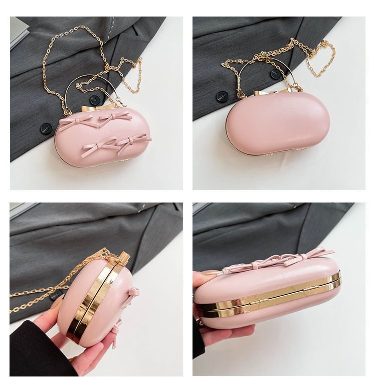 Chain Strap Bag Crossbody Bow