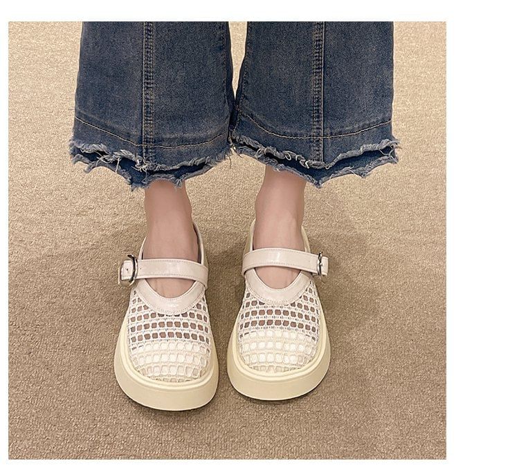 Mary Platform Cutout Jane Mules