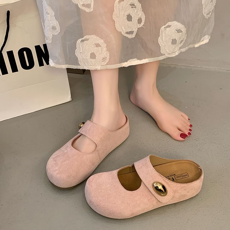 Shoes Toe Jane Round Mary