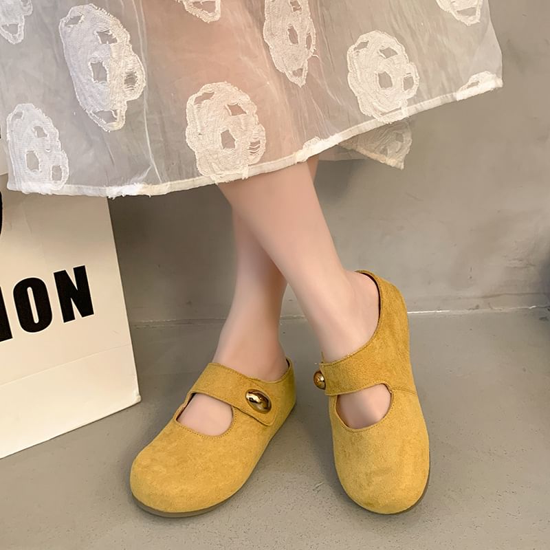 Shoes Toe Jane Round Mary