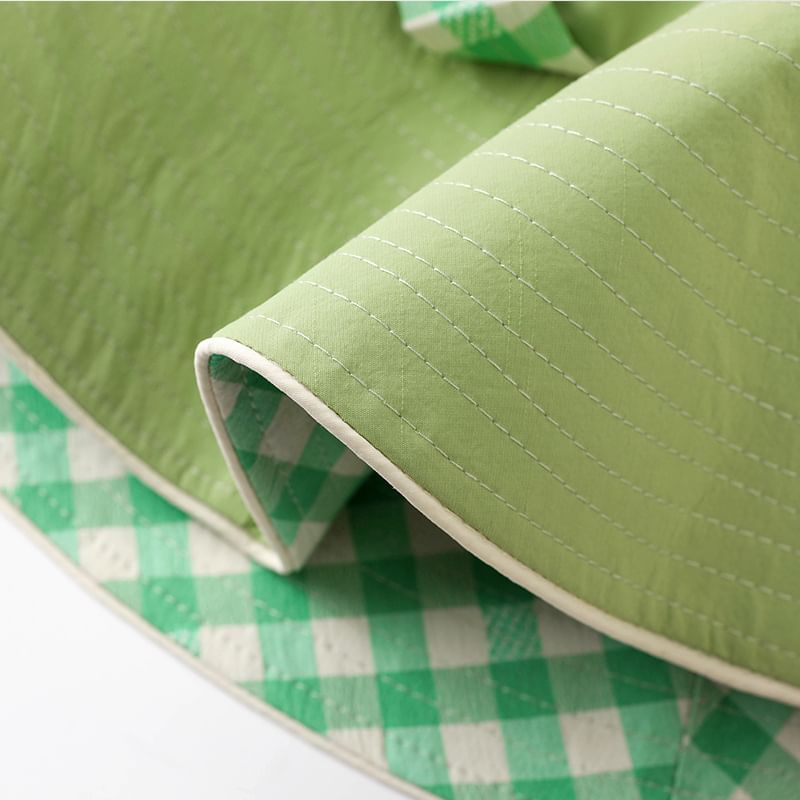 Applique Hat Plaid Boonie