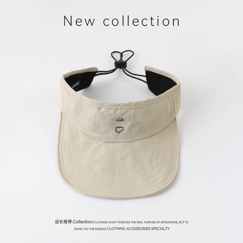 Embroidered Visor Lettering