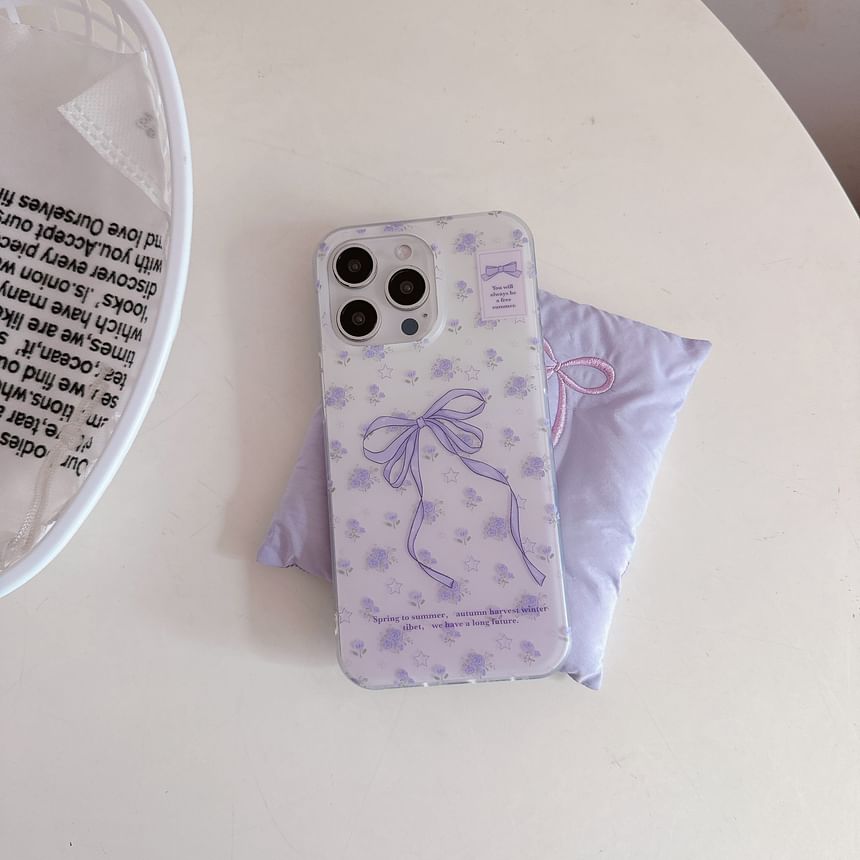 Bow Phone Strap Print / Set Case