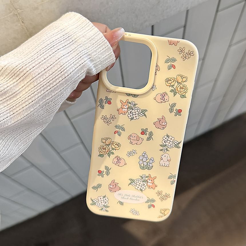 Bead / Strap Rabbit Phone Set Case Print