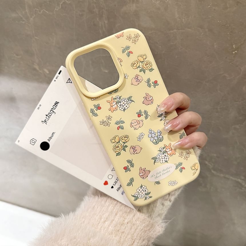 Bead / Strap Rabbit Phone Set Case Print