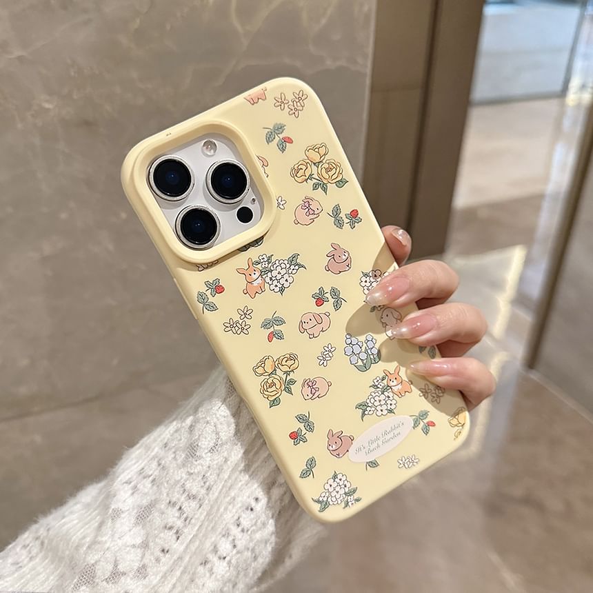 Bead / Strap Rabbit Phone Set Case Print