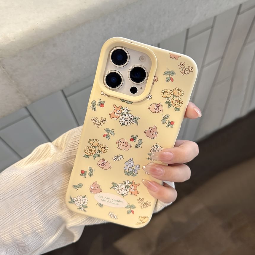 Bead / Strap Rabbit Phone Set Case Print