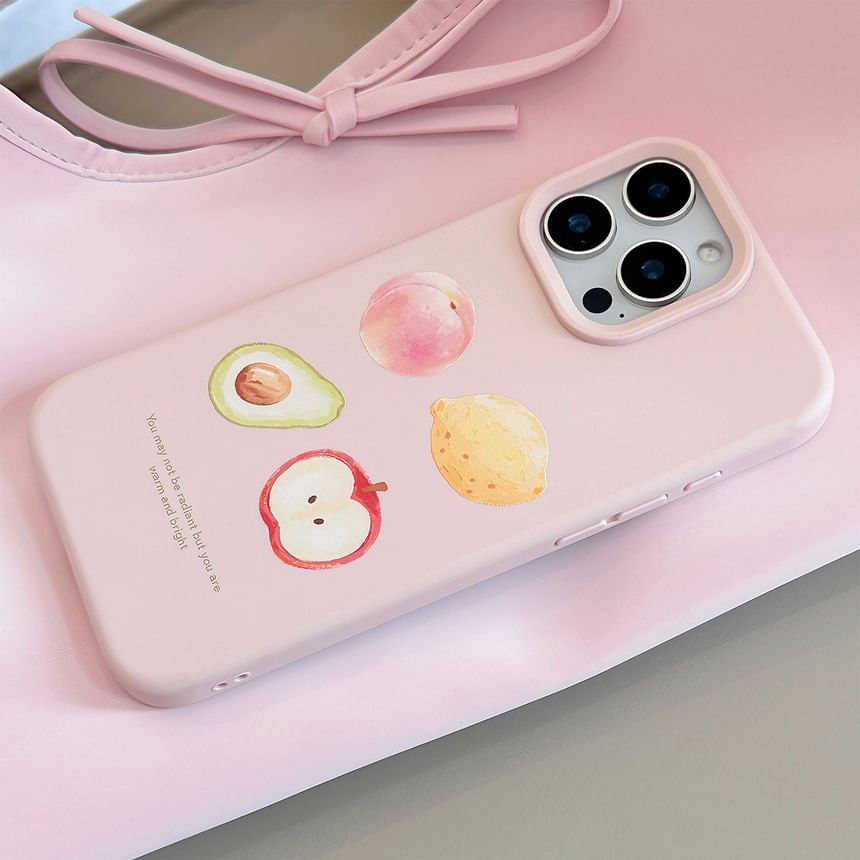 Fruit Case Bead Set Print / Strap Phone