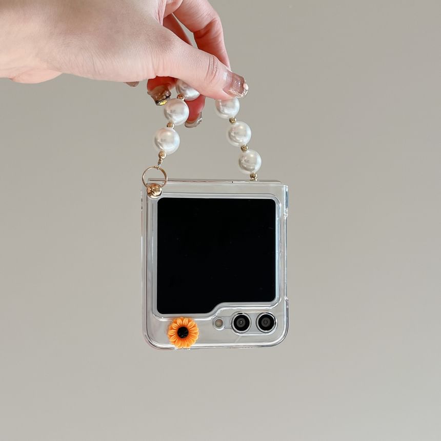 Set Sunflower Strap Phone Case /