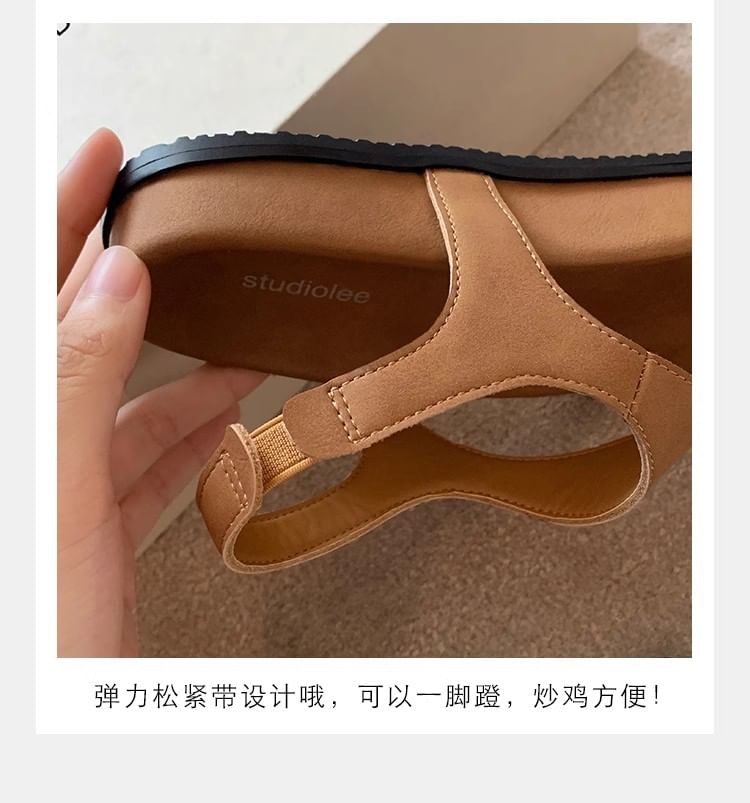 Thong Sandals Slingback