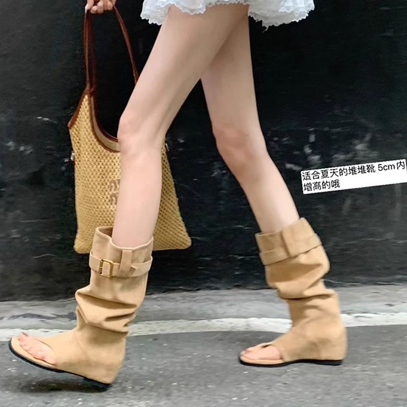 Buckled Thong Sandals