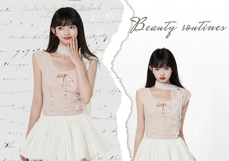 Puffy High-Rise Flared Mini Skirt
